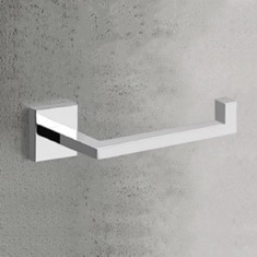 Modern Chrome Wall Mounted Toilet Paper Holder